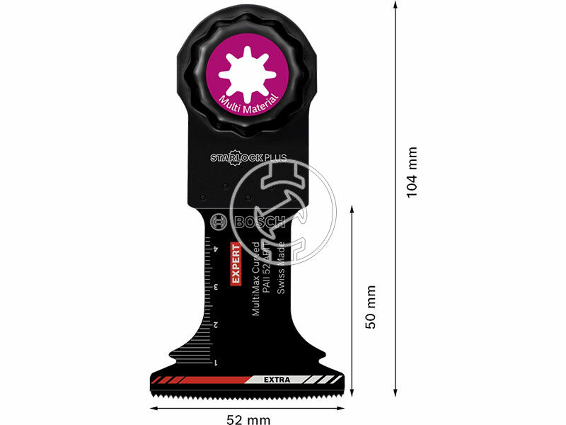 EXPERT PAII 52 APT Carbide, Curved-tec (MultiMax), 52 x 50 mm