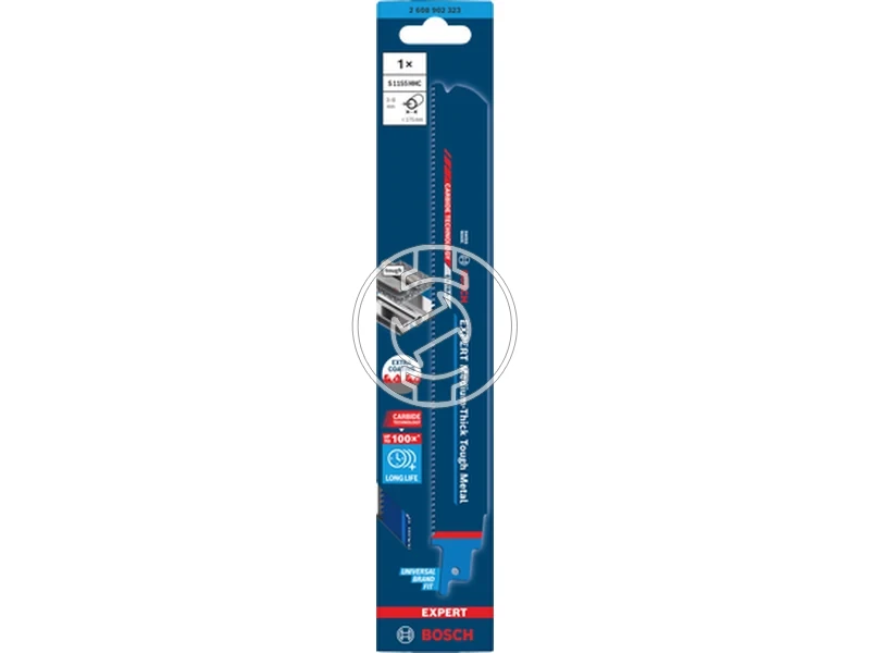 Kép: EXPERT S 1155 HHM Medium-Thick Tough Metal kemenyfem fogazasu szablyafureszlap 1 db.webp