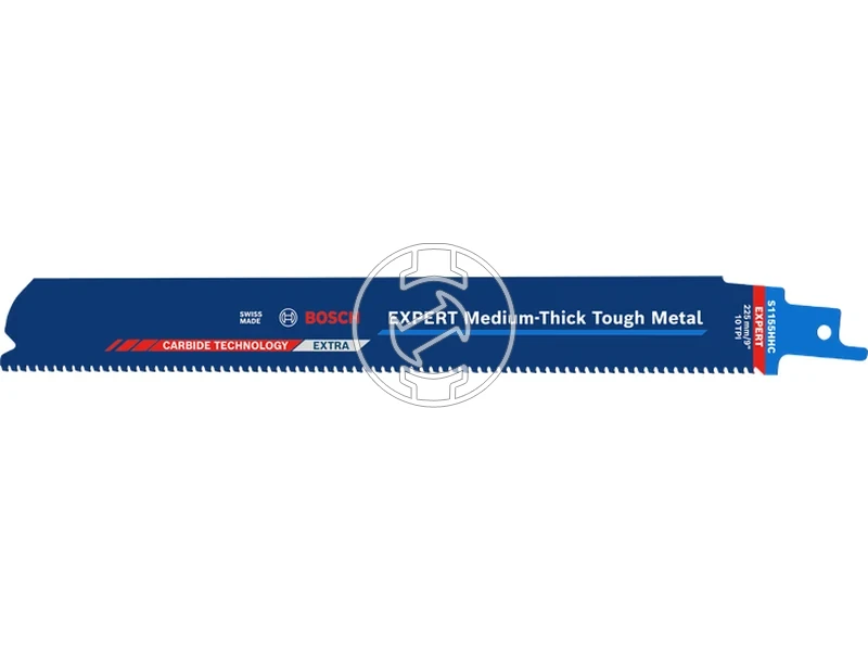 Kép: EXPERT S 1155 HHM Medium-Thick Tough Metal kemenyfem fogazasu szablyafureszlap 10 db.webp