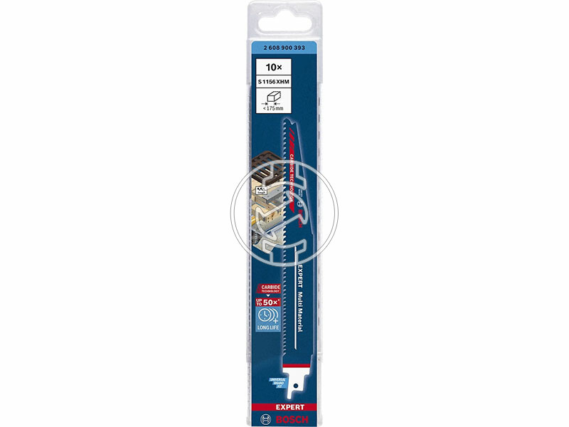 EXPERT S1156 XHM Multi Material keményfém fogazású szablyafűrészlap, 10 db, Anyagvastagság: 5-175 m