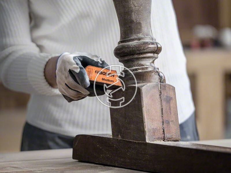 EXPERT Best for Flat&Edge csiszolószivacs, 68 x 97 x 27 mm, puha