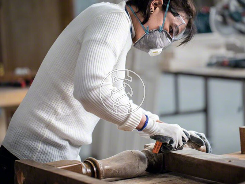 EXPERT Best for Contour csiszolópad, 97 x 120 x 12 mm, finom