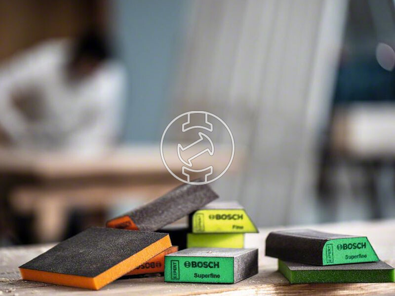 EXPERT Best for Flat&Edge csiszolószivacs, 68 x 97 x 27 mm, közepes