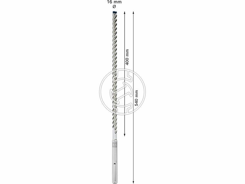 EXPERT SDS Max-8X kalapácsfúró, 16 x 400 x 540 mm