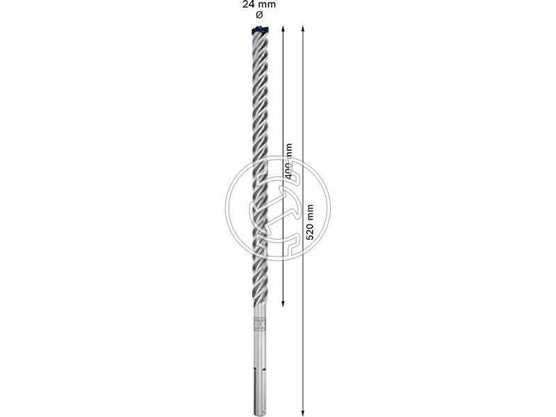 EXPERT SDS Max-8X kalapácsfúró, 5 db, 24 x 400 x 520 mm