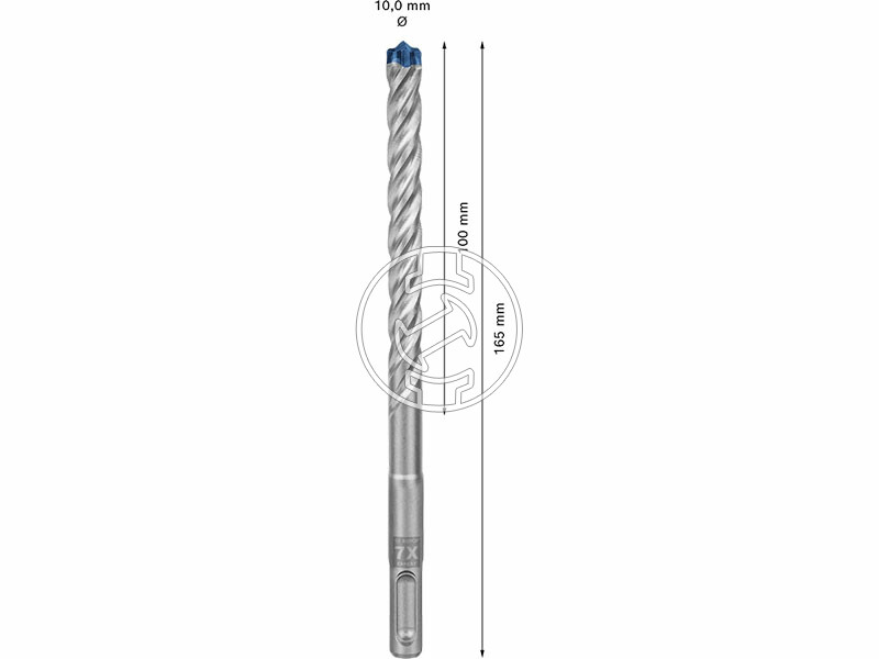 EXPERT SDS Plus-7X kalapácsfúró 10 x 100, 30 db
