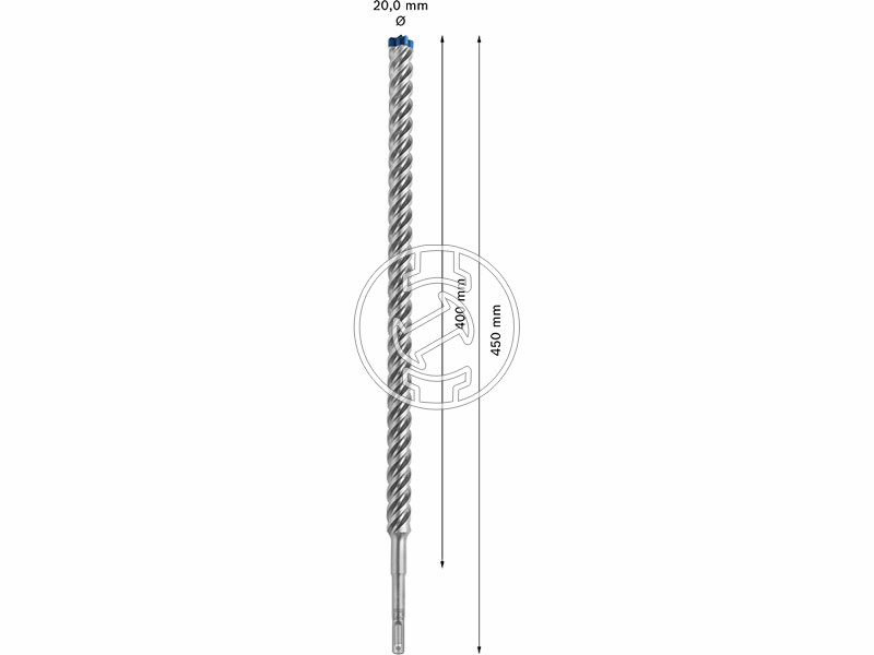 EXPERT SDS Plus-7X kalapácsfúró 20 x 400