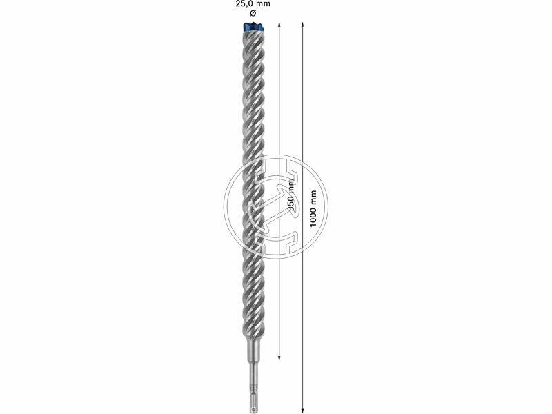 EXPERT SDS Plus-7X kalapácsfúró 25 x 950