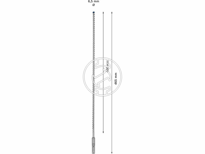 EXPERT SDS Plus-7X kalapácsfúró 6,5 x 400