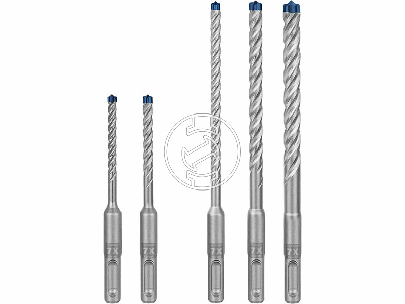 EXPERT SDS Plus-7X Robust Line készlet , 5 db, 5 / 6 / 6 / 8 / 10 mm