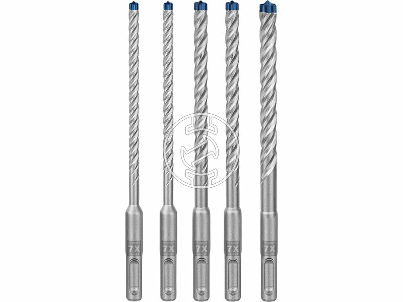 EXPERT SDS Plus-7X Robust Line készlet , 5 db, 6 / 6 / 8 / 8 / 10 mm