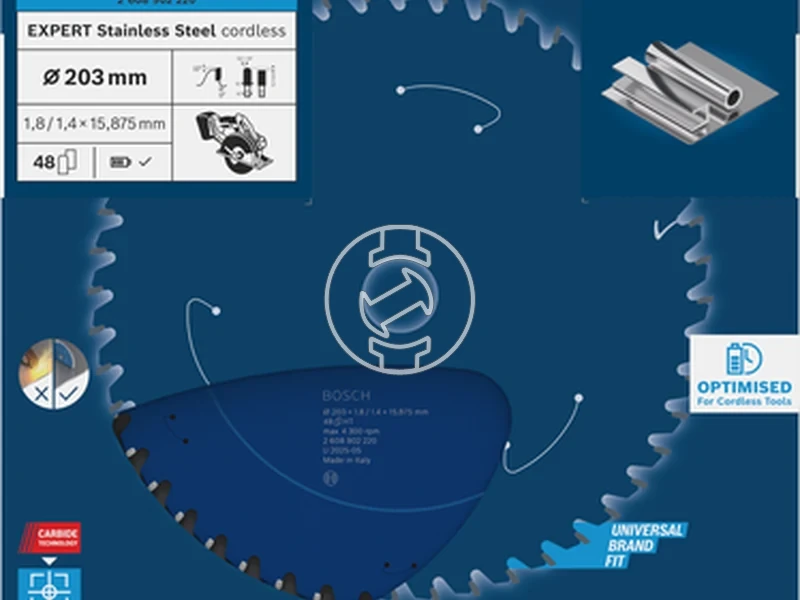 Kép: EXPERT Stainless Steel korfureszlap 203x15.88x1.81.4x48T.webp