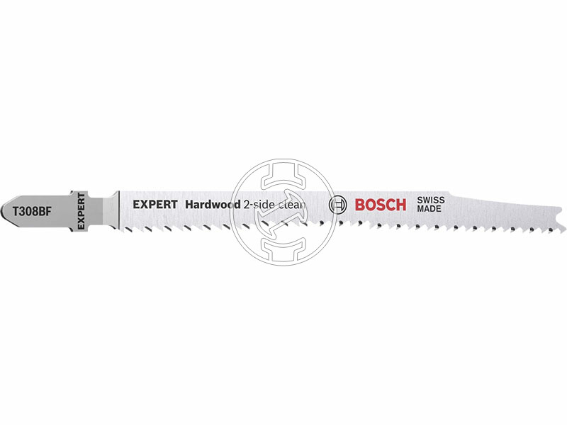 EXPERT T 308 BF Hardwood 2-side clean szúrófűrészlap, Anyagvastagság: 5-50 mm, Méret: 117 mm, Fogos