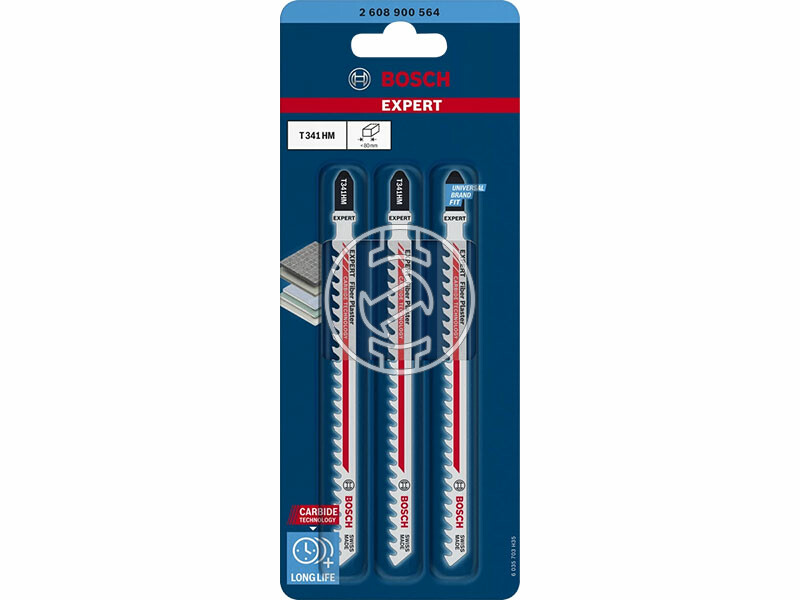 EXPERT T 341 HM Fiber Plaster keményfém fogazású szúrófűrészlap, Anyagvastagság: <80 mm, Méret: 13