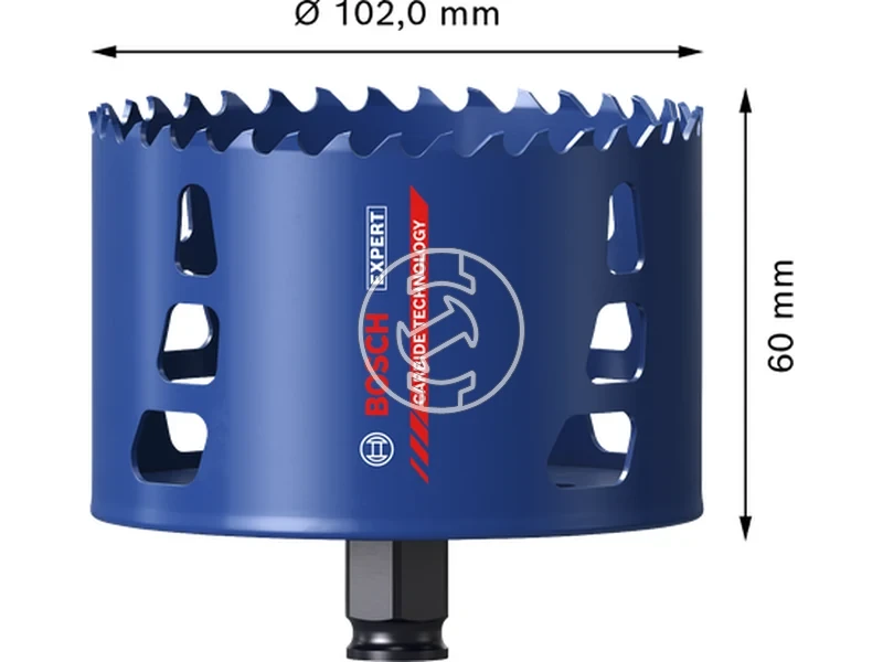 Kép: EXPERT Tough Material kemenyfemfogu korkivago 102 mm.webp