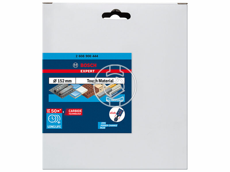 EXPERT Tough Material keményfémfogú körkivágó, 152 mm , 152 x 60 mm