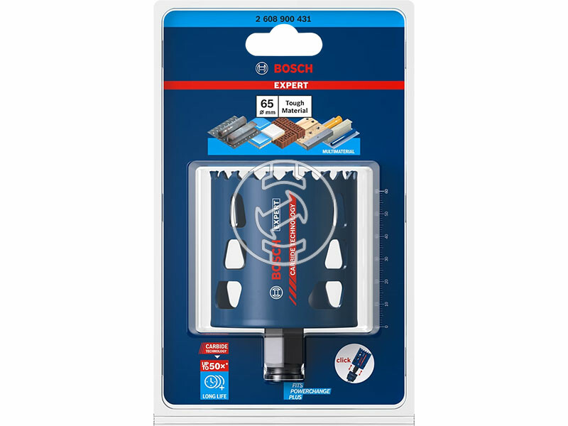 EXPERT Tough Material keményfémfogú körkivágó, 65 mm , 65 x 60 mm