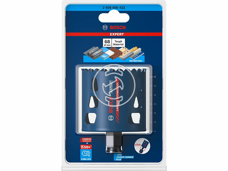 EXPERT Tough Material keményfémfogú körkivágó, 68 mm , 68 x 60 mm