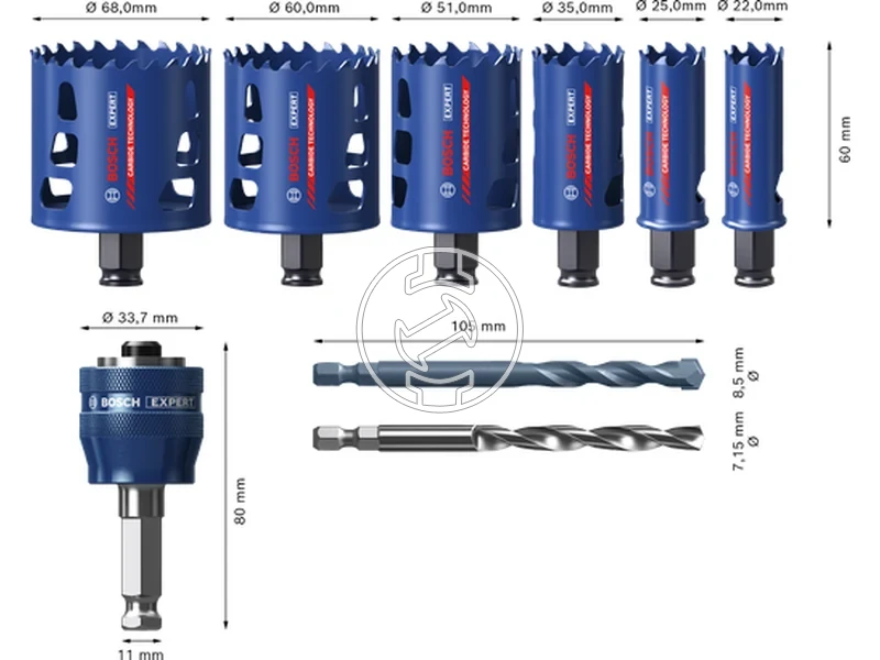 Kép: EXPERT Tough Material korkivagu keszlet 9 reszes.webp