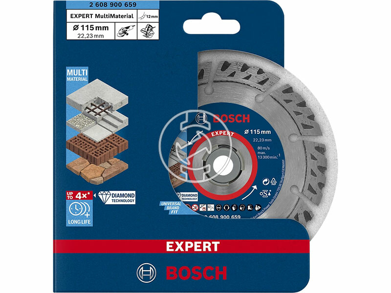 EXPERT Universal gyémánt vágótárcsa, 115 x 2,2 mm, 22,23 mm