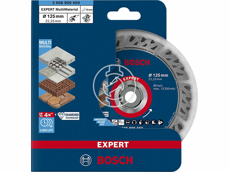 EXPERT Universal gyémánt vágótárcsa, 125 x 2,2 mm, 22,23 mm