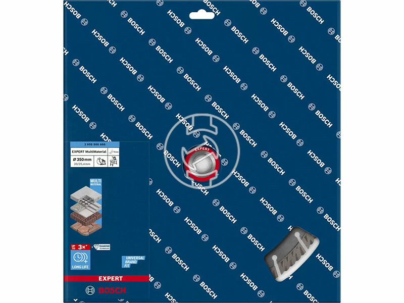 EXPERT Universal gyémánt vágótárcsa, 350 x 3,3 mm, 20/25,4 mm