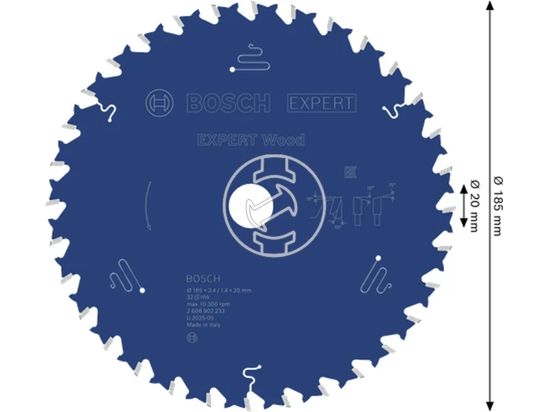 Kép: EXPERT Wood Korfureszlap 185x20x2.41.4x32T.webp