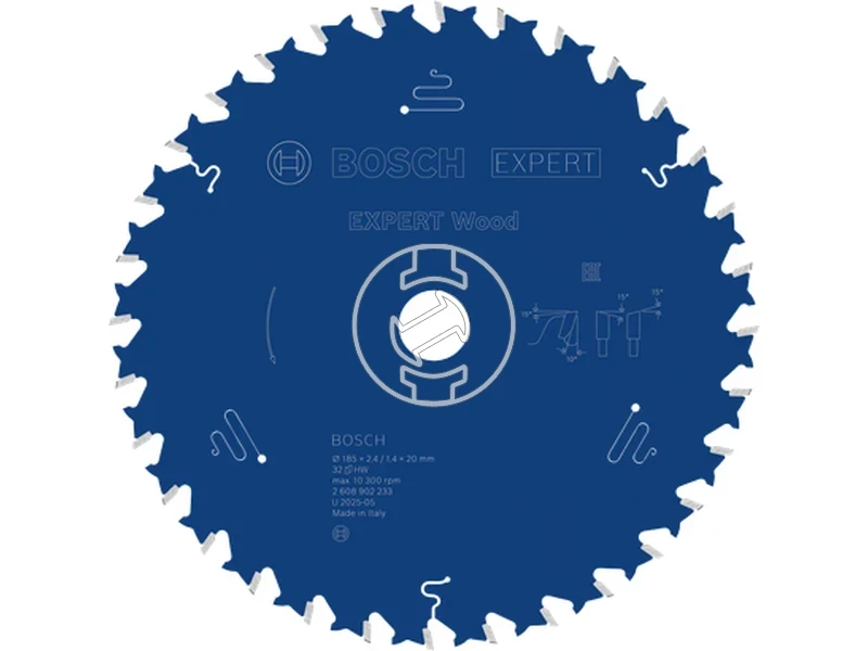 Kép: EXPERT Wood Korfureszlap 185x20x2.41.4x32T.webp