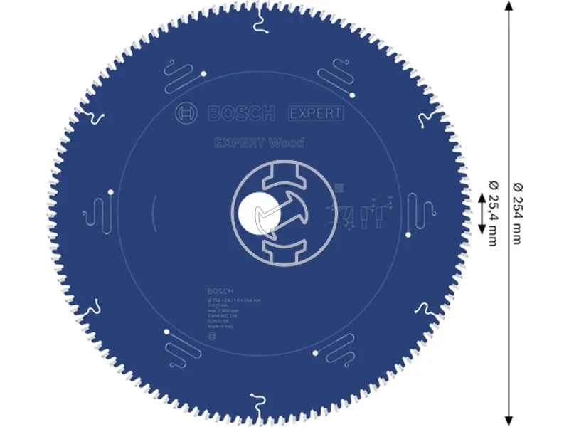 Kép: EXPERT Wood Korfureszlap 254x25.4x2.61.8x120T.webp
