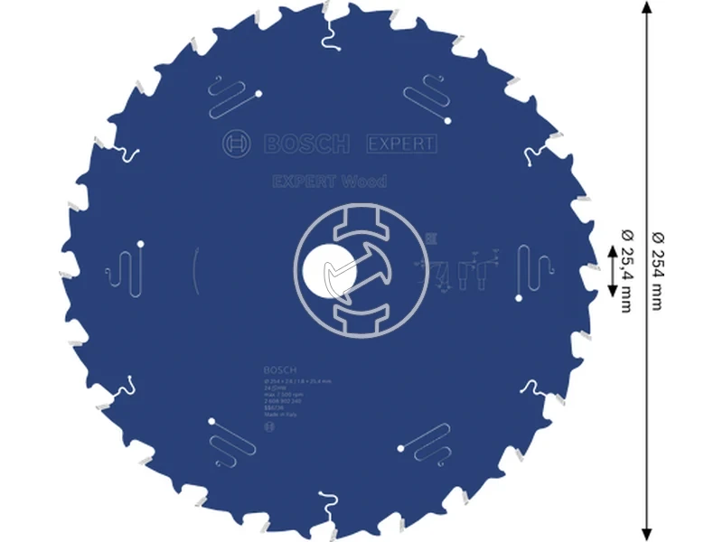 Kép: EXPERT Wood Korfureszlap 254x25.4x2.61.8x24T.webp