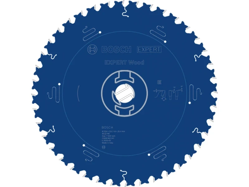 Kép: EXPERT Wood Korfureszlap 254x25.4x2.61.8x40T.webp