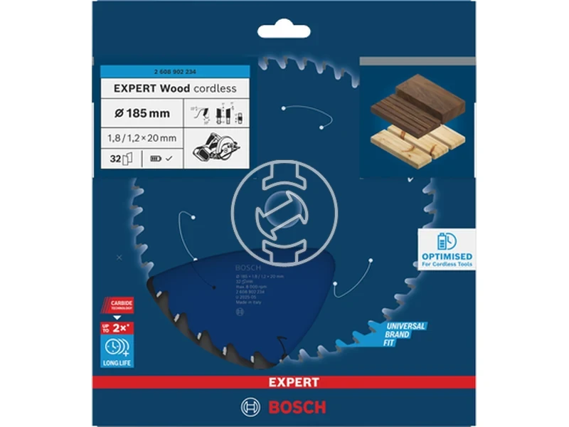 Kép: EXPERT Wood Korfureszlap Akkus 185x20x1.81.2x32T.webp