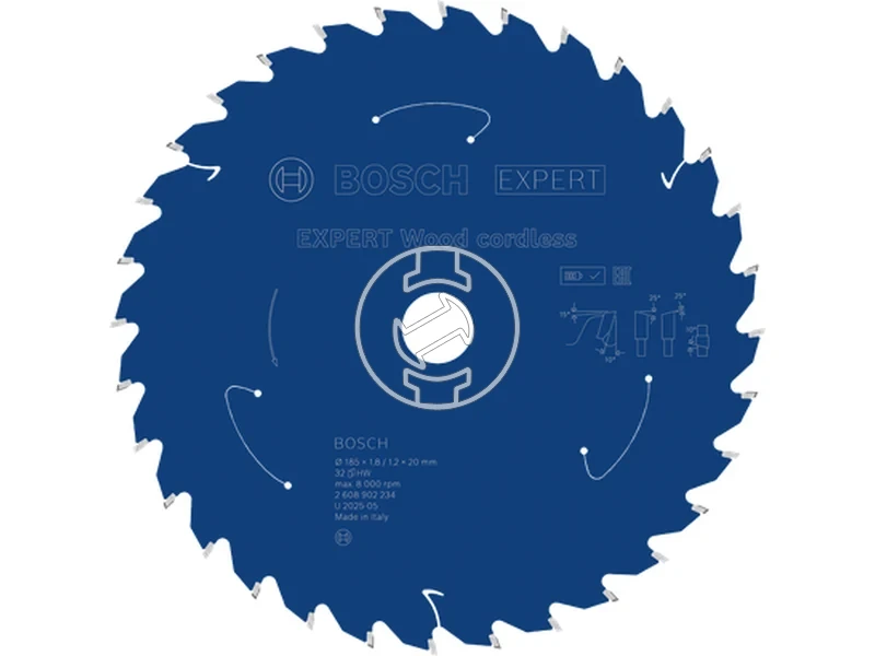 Kép: EXPERT Wood Korfureszlap Akkus 185x20x1.81.2x32T.webp