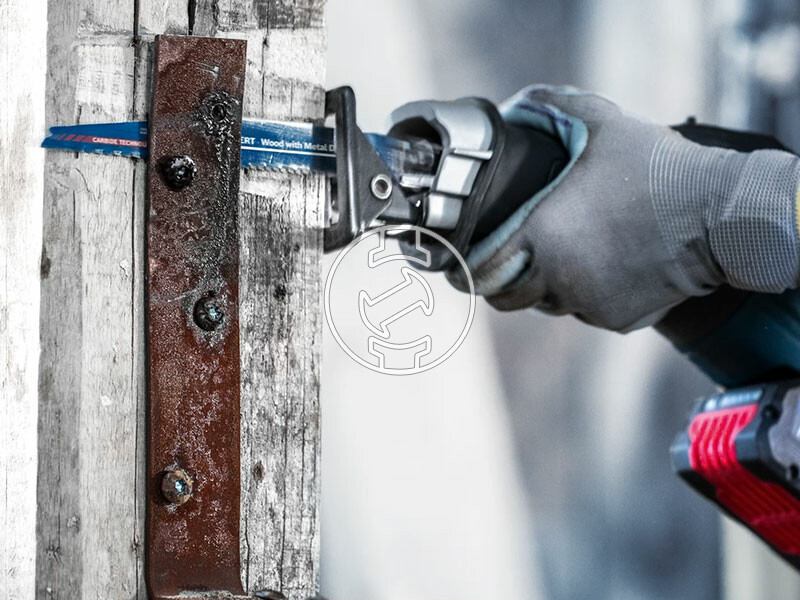 EXPERT S1267 XHM Wood with Metal Demolition keményfém fogazású szablyafűrészlap, 10 db, Anyagvastag