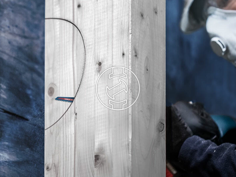 EXPERT S 715 LHM Wood with Metal keményfém fogazású szablyafűrészlap, Anyagvastagság: < 140 mm (íve