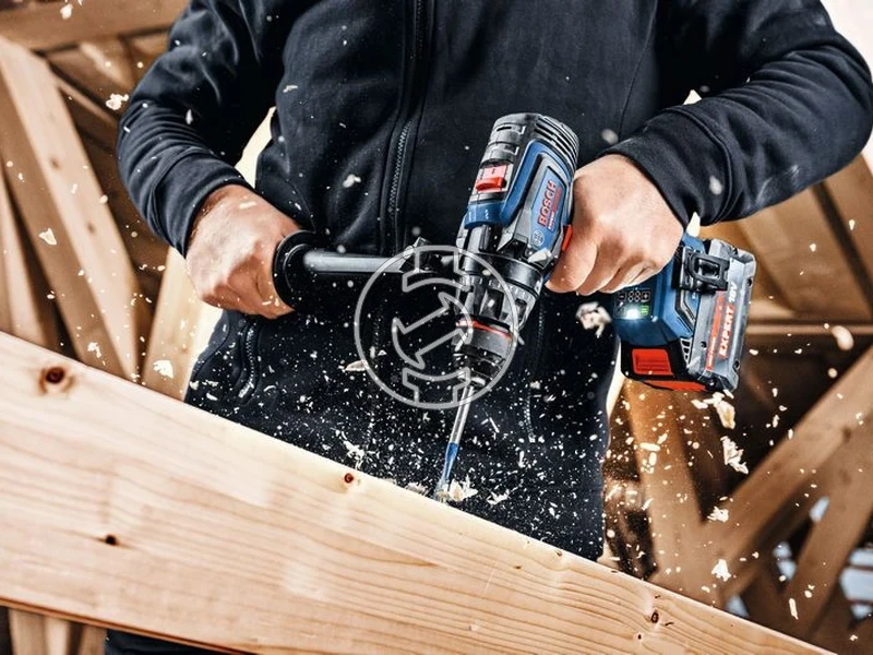 Kép: EXSR18V-150 akkus furo-csavarozo EXBA 2x80 Ah akkuval EXBA 1x55 Ah akkuval GAL 12V18V-80 toltovel L-Boxx-ban.webp