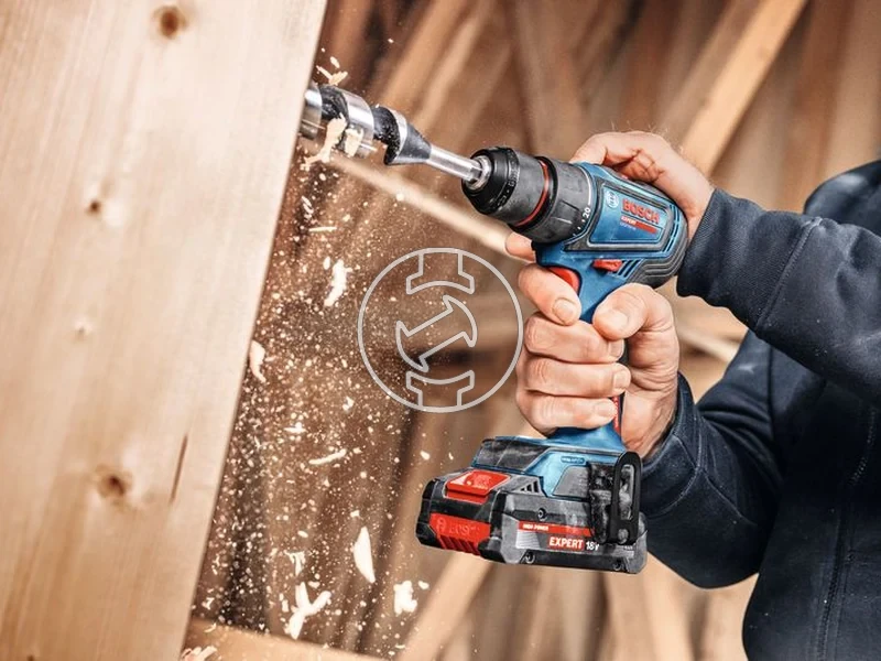 Kép: EXSR18V-90 akkus furo-csavarozo EXBA 2x40 Ah akkuval GAL 18V-40 toltovel L-Boxx-ban.webp