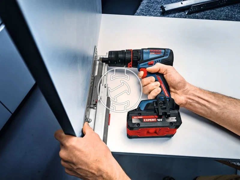 Kép: EXSR18V-90FC akkus furo-csavarozo EXBA 2x40 Ah akkuval GAL 12V18V-80 toltovel GFA 18-M GFA 18-W GFA 18-E GFA 18-H melysegutkozo L-Boxx-ban.webp