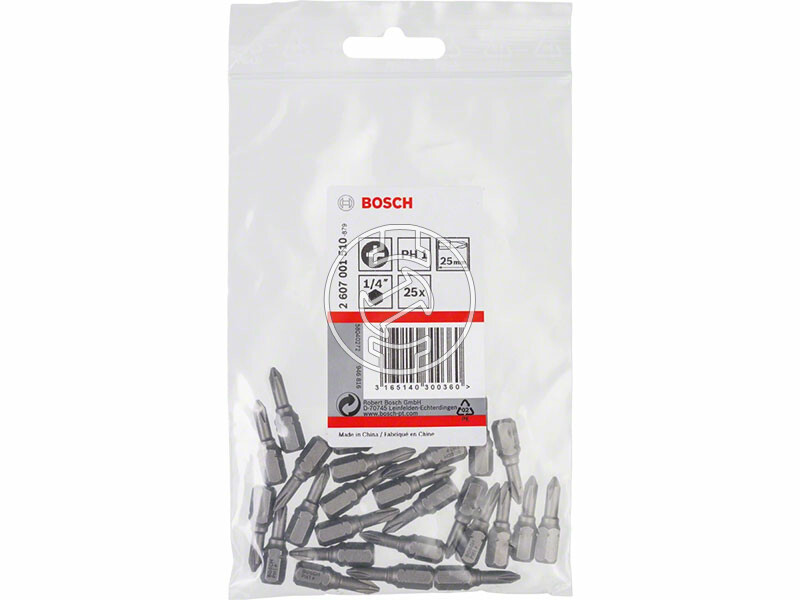 Extra kemény csavarbit PH1, 25 mm