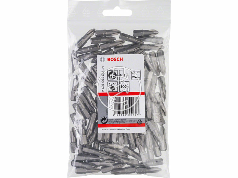 Extra kemény csavarbit PH2, 25 mm