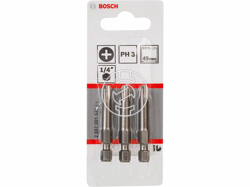 Extra kemény csavarbit PH3, 49 mm