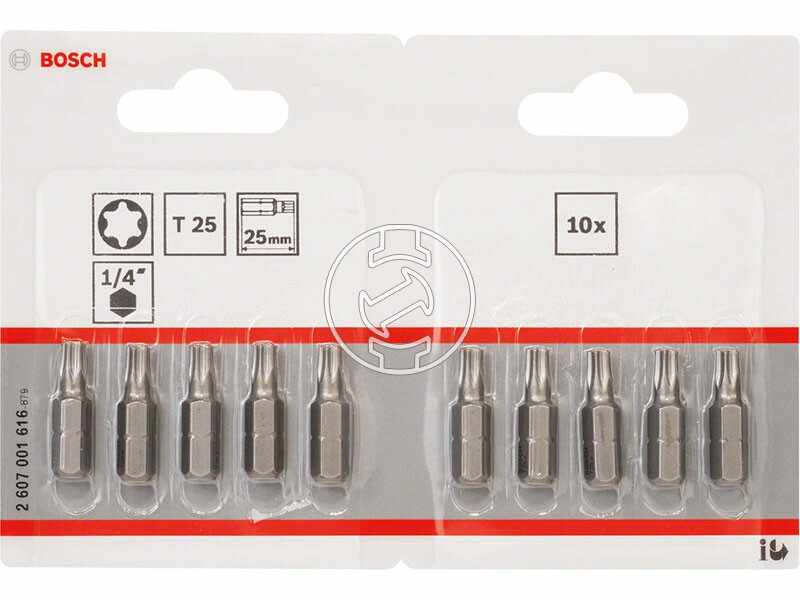Extra kemény csavarbit T25, 25 mm