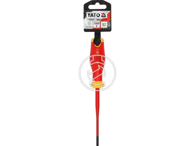 Kép: Extra vekony szigetelt hornyolt csavarhuzo 4.0 x 100 mm.webp