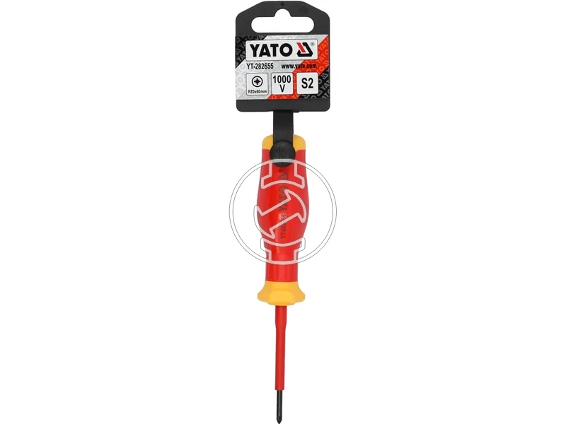 Kép: Extra vekony szigetelt Pozidriv PZ0 csavarhuzo 60 mm.webp