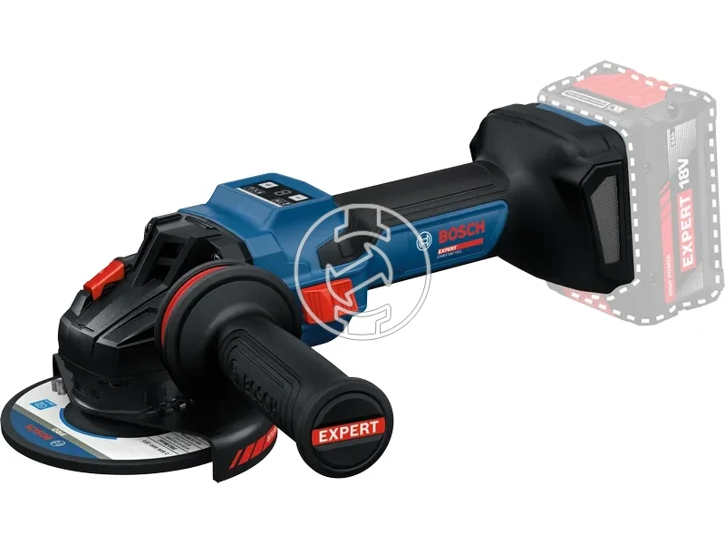 Kép: EXWS18V-15S akkus sarokcsiszolo 125mm 2xEXBA18V-80 akkuval EXAL18V-160 toltovel L-Boxx-ban.webp