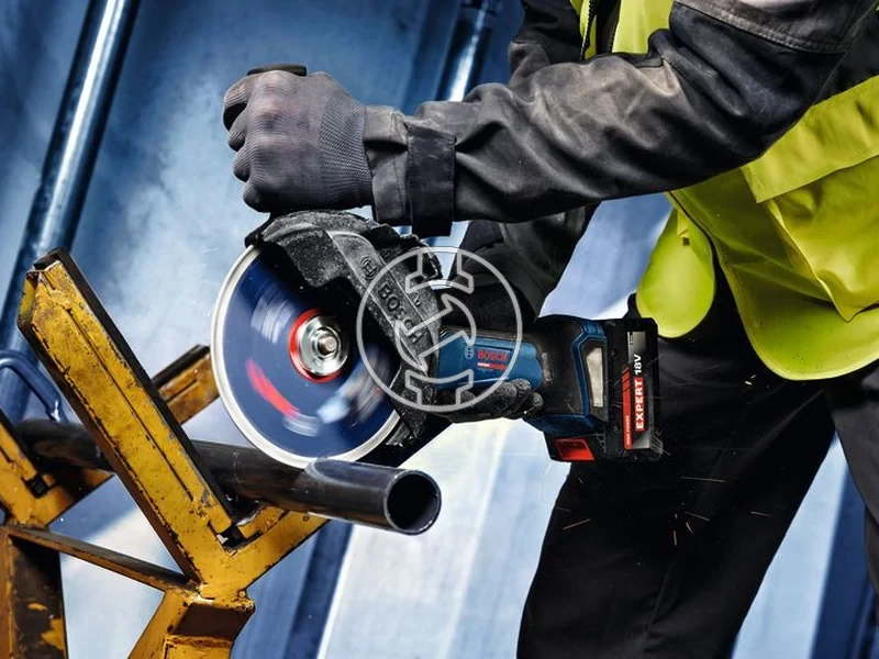 Kép: EXWS18V-180P akkus sarokcsiszolo akku es tolto nelkul L-Boxx-ban.webp