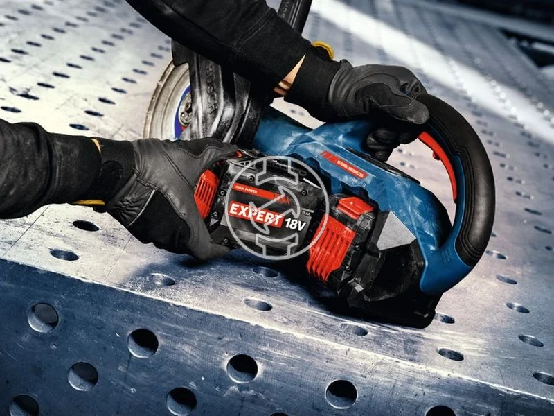 Kép: EXWS18V2-230P akkus sarokcsiszolo akku es tolto nelkul XL-Boxx-ban.webp