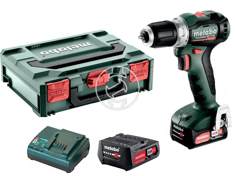 Metabo PowerMaxx BS 12 BL akkus fúrócsavarozó tokmányos 2*2Ah+SC30+MB