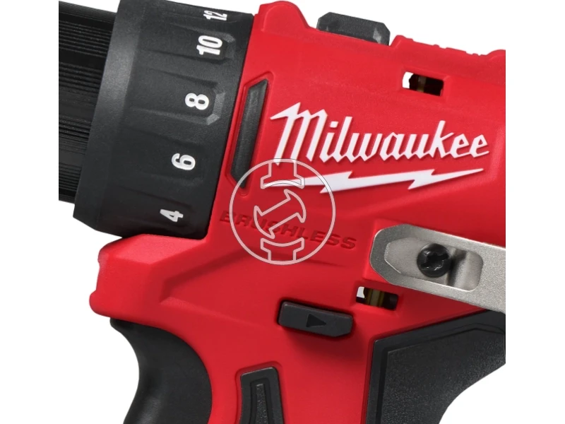 Milwaukee M12BLDDRC Akkus fúrócsavarozó tokmányos