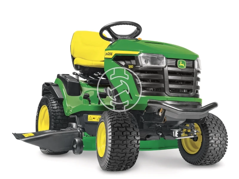John Deere X167 benzinmotoros fűnyíró traktor